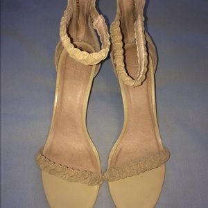 Joie Strapped Suede Heel